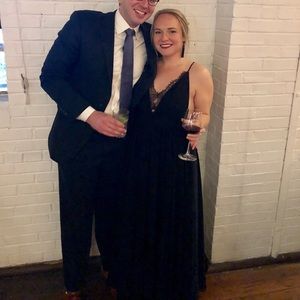 Michael Costello Black Gown